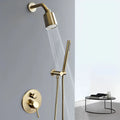 Ducha De Parede Inox Completa À Gás Monocomando Calla