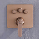 Ducha De Parede Spa Inox Jato Monocomando Completo Ovale