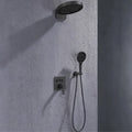 Ducha De Parede Spa Inox Jato Monocomando Completo Ovale