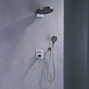 Ducha De Parede Spa Inox Jato Monocomando Completo Ovale
