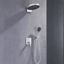 Ducha De Parede Spa Inox Jato Monocomando Completo Ovale