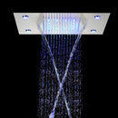 Chuveiro De Teto Embutir Cascata Inox LED Spa AquaLuminos