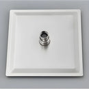 Chuveiro De Teto Inox Escovado Completo Ultraslim