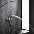 Ducha De Parede Spa Inox 25cm Redonda Completa Velato