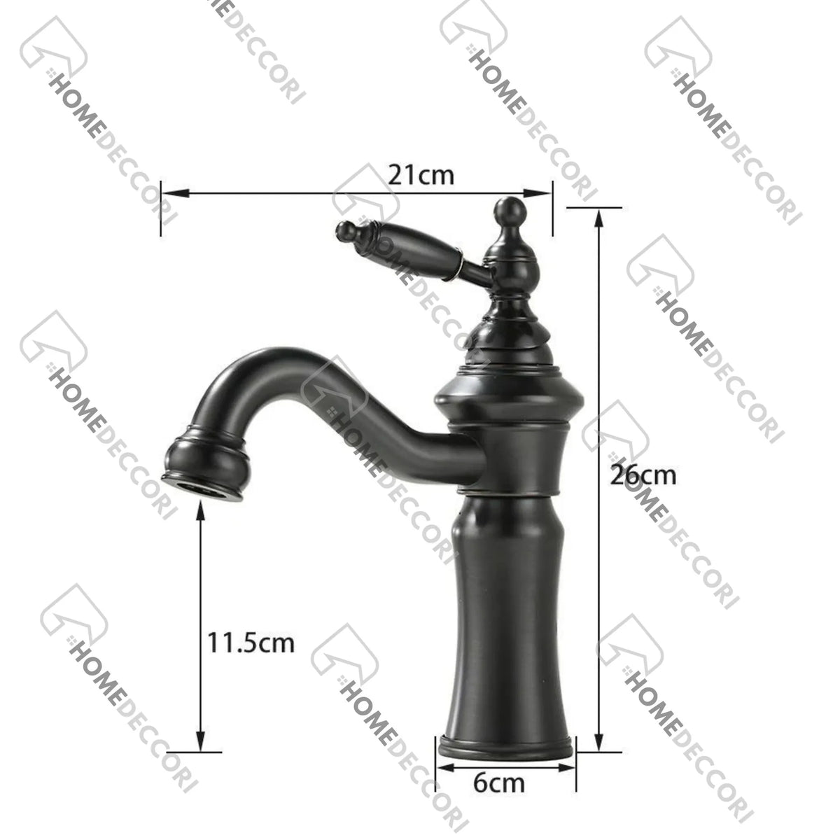 Torneira Para Banheiro Inox Vintage Monocomando Floret - Homedeccori