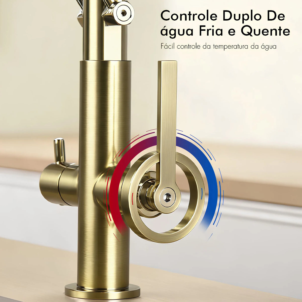 Torneira Gourmet Cozinha Inox Industrial Articulada Luxo Volvere
