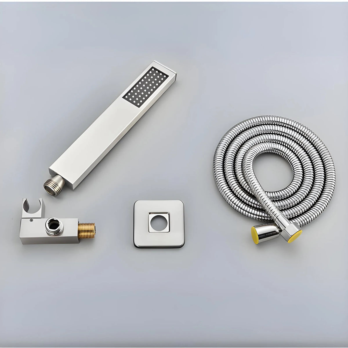 Chuveiro De Teto Inox Escovado Completo Ultraslim