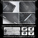 Ducha De Teto Embutir Inox 70x35 LED Bluetooth Spa Sonata
