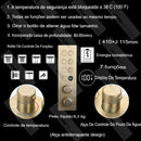 Ducha De Teto Embutir Inox 70x35 LED Bluetooth Spa Sonata