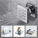 Ducha De Teto Embutir Inox 70x35 LED Bluetooth Spa Sonata