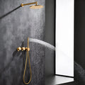 Ducha De Parede Spa Inox 25cm Redonda Completa Velato