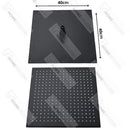 Chuveiro De Teto Preto Fosco Slim 40cm SpaCielo