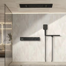 Ducha de Teto Spa Inox Embutir 60x33 LED Cascata Valorel