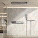 Ducha de Teto Spa Inox Embutir 60x33 LED Cascata Valorel