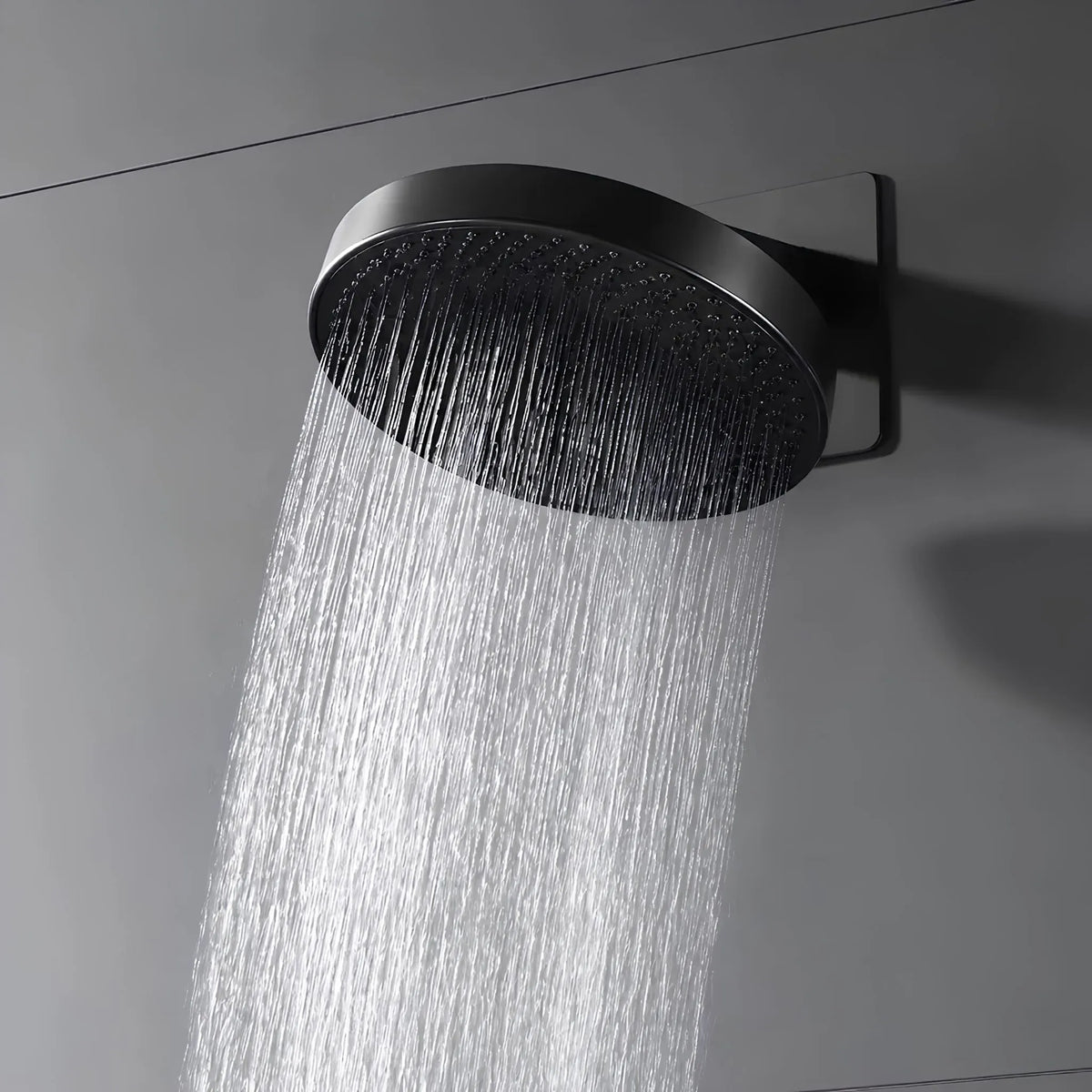 Ducha De Parede Spa Inox Completa À Gás Monocomando Rotondo - Homedeccori