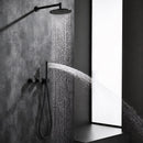 Ducha De Parede Spa Inox 25cm Redonda Completa Velato