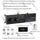Ducha De Teto Embutir Inox 90x30 LED Bluetooth Spa Torrente