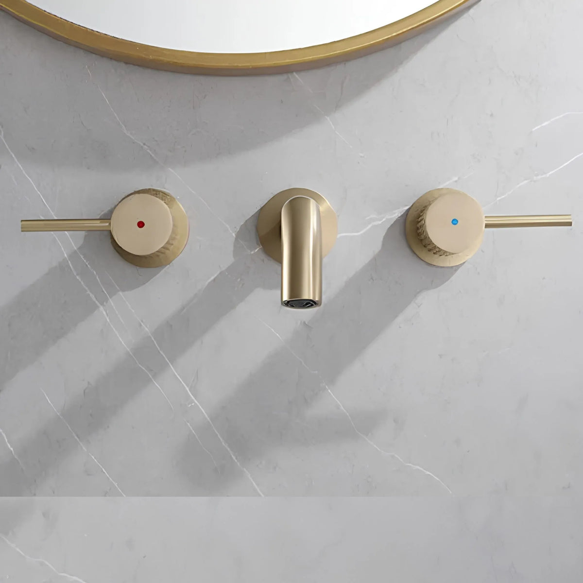 Torneira De Parede Para Banheiro Inox Duplocomando Grivo - Homedeccori