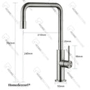 Torneira Gourmet Cozinha Inox Misturador Monocomando Kyoto