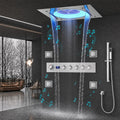Ducha De Teto Embutir Inox 55x55 LED Bluetooth Spa Parma