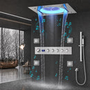 Ducha De Teto Embutir Inox 55x55 LED Bluetooth Spa Parma