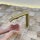 Torneira Para Banheiro Inox Monocomando Giratória Marbella