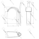 Torneira Para Banheiro Inox Cascata Monocomando Nordik