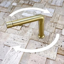 Torneira Para Banheiro Inox Monocomando Giratória Marbella
