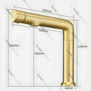 Torneira Para Banheiro Inox Monocomando Giratória Marbella