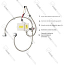 Torneira Automática Sensor Inox Bancada Novara