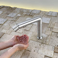 Torneira Para Banheiro Inox Monocomando Giratória Marbella