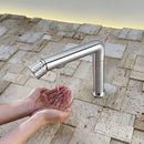 Torneira Para Banheiro Inox Monocomando Giratória Marbella