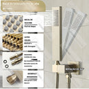 Ducha De Teto Spa Inox 40x40 Conjunto Completo Halo