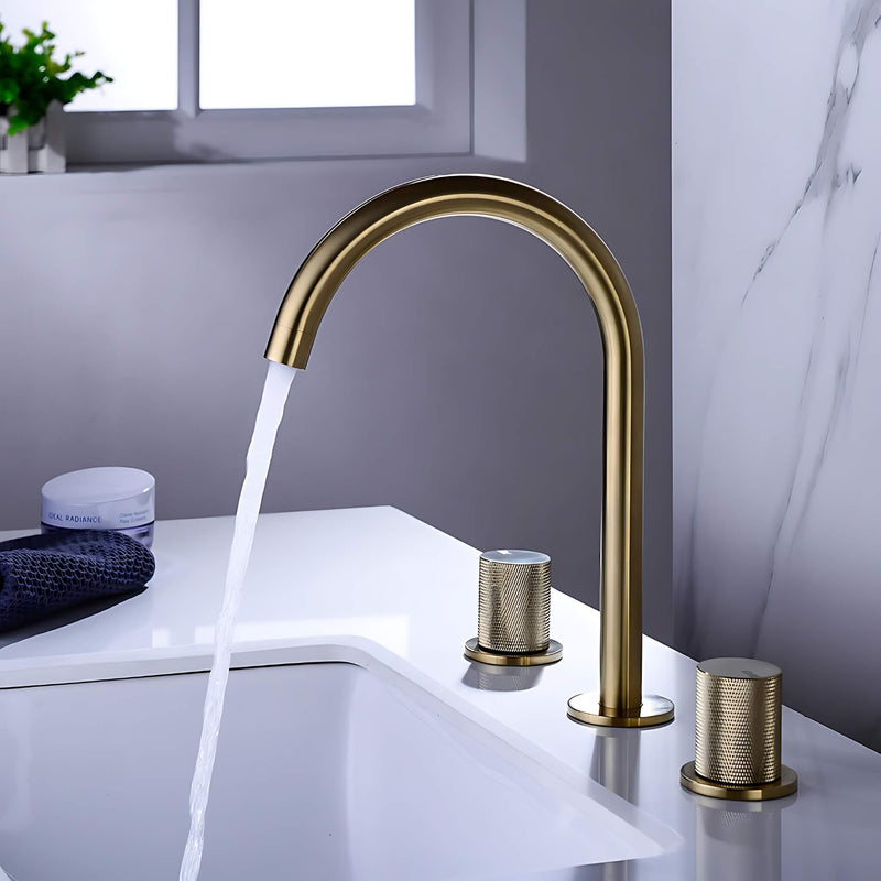 Bathroom-Sink-Faucet-Dohm-Bathroom-Sink-Faucet-Deck-Mounted-Three-hole-Two-handles-Brushed-Gold-Signature-Faucets