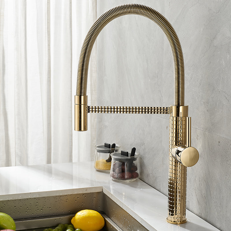 Torneira Gourmet Monocomando Inox retratil Extensivél Riviera