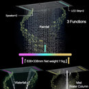 Ducha de Teto Embutir Spa Inox 63x33 LED Bluetooth Homulo