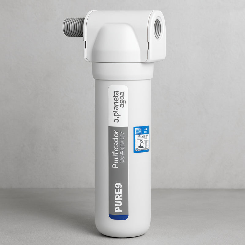 Kit Filtro Completo Purificador De Água Pure9 Para Torneira Branco