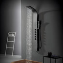 Ducha Vertical Inox Com Hidro Spa 4 Funções Black Sea