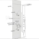 Ducha Vertical Spa Hidromassagem Cascata AquaSense Da Homedeccori