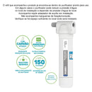 Kit Filtro Completo Purificador De Água Pure9 Para Torneira Branco