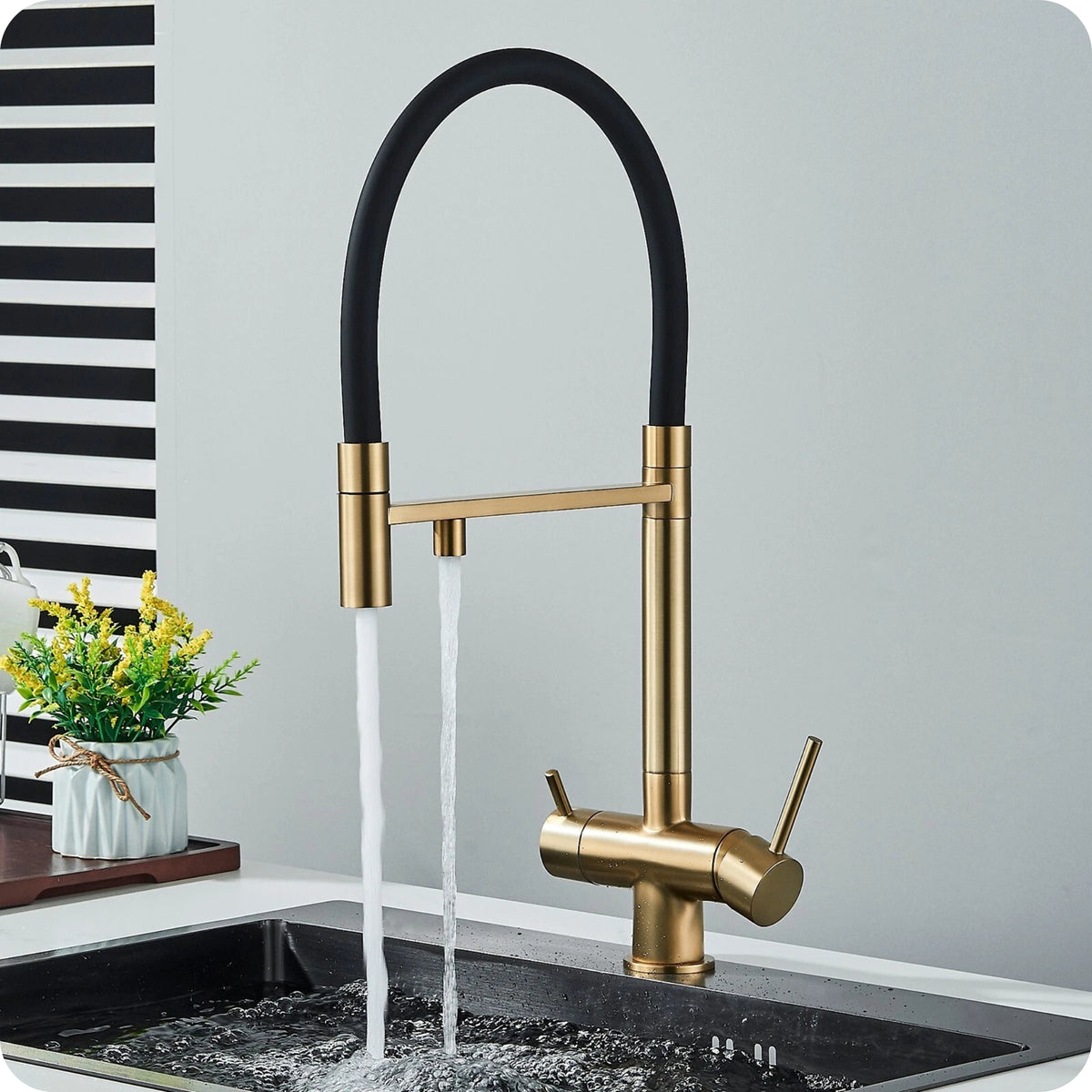 Torneira Gourmet Cozinha Monocomando Saida Para Filtro PalmFlow - Homedeccori