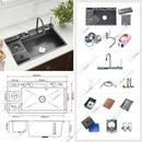 Cuba Gourmet Inox Pia Cozinha Inox Multifuncional 80x45