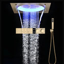 Ducha de Teto Embutir Inox 58x38 LED Bluetooth Atlas Spa