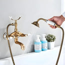 Misturador De Parede Para Banheira Duplocomando Inglês Brassina