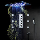 Ducha de Teto Embutir Spa Inox 58x38 LED Bluetooth Prime
