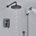 Chuveiro Vintage Inox Completo com Monocomando e Ducha Heritage