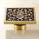 Ralo De Piso Para Banheiro Chuveiro Vintage Retrô Quadrado Grelha 10x10