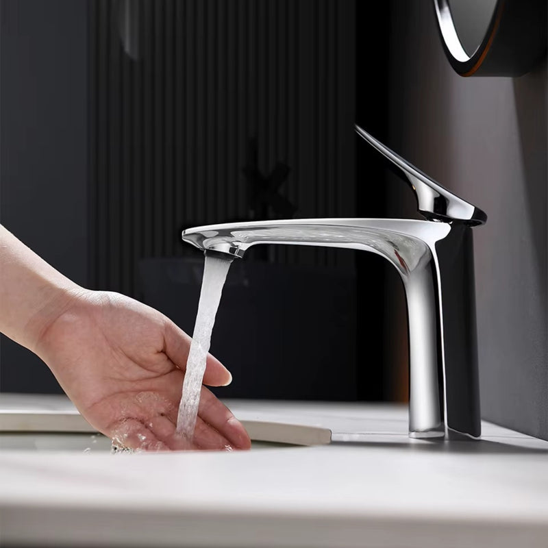 Torneira para Banheiro Lavatório Inox Monocomando Moon - Homedeccori