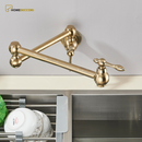 Torneira Articulada Cozinha De Parede Inox Veneza