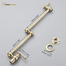 Torneira Articulada Cozinha De Parede Inox Veneza